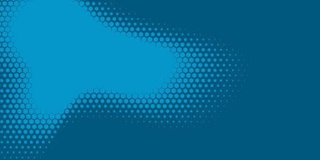 Geometric abstract Hexagon Two Color Background, Geometric abstract wallpaper in two color Hexagons of two shades are scattered diagonally from the lower left corner to the upper right cornerのイラスト素材