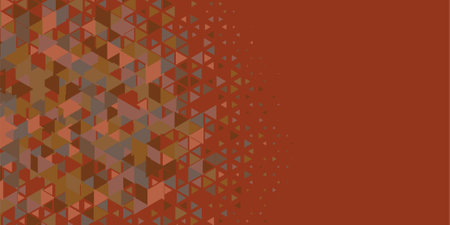 Abstract Triangle colorful background or wallpaper with polygons variety of triangular shapes and...