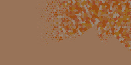 Geometric Multi size Hexagon multi Color Background, Geometric abstract wallpaper in two color...