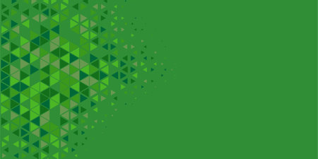 Abstract Triangle colorful background or wallpaper with polygons variety of triangular shapes and colors, triangles or concave geometrical shapes with Copy space soft colorのイラスト素材