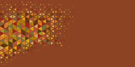 Abstract Triangle colorful background or wallpaper with polygons variety of triangular shapes and colors, triangles or concave geometrical shapes with Copy space soft colorのイラスト素材