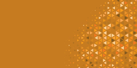 Abstract Triangle colorful background or wallpaper with polygons variety of triangular shapes and colors, triangles or concave geometrical shapes with Copy space soft colorのイラスト素材