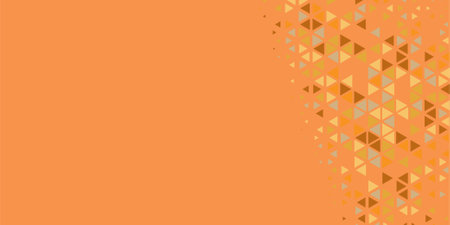 Abstract Triangle colorful background or wallpaper with polygons variety of triangular shapes and colors, triangles or concave geometrical shapes with Copy space soft colorのイラスト素材