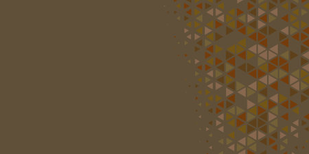 Abstract Triangle colorful background or wallpaper with polygons variety of triangular shapes and colors, triangles or concave geometrical shapes with Copy space soft colorのイラスト素材
