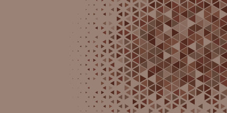 Abstract Triangle colorful background or wallpaper with polygons variety of triangular shapes and colors, triangles or concave geometrical shapes with Copy space soft colorのイラスト素材
