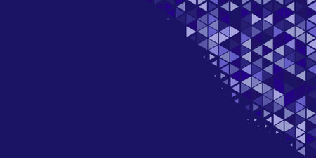 Abstract Triangle colorful background or wallpaper with polygons variety of triangular shapes and colors, triangles or concave geometrical shapes with Copy space soft colorのイラスト素材