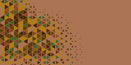 Abstract Triangle colorful background or wallpaper with polygons variety of triangular shapes and colors, triangles or concave geometrical shapes with Copy space soft colorのイラスト素材