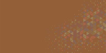 Abstract Triangle colorful background or wallpaper with polygons variety of triangular shapes and colors, triangles or concave geometrical shapes with Copy space soft colorのイラスト素材