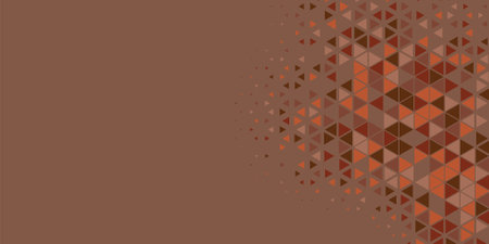 Abstract Triangle colorful background or wallpaper with polygons variety of triangular shapes and colors, triangles or concave geometrical shapes with Copy space soft colorのイラスト素材