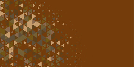 Abstract Triangle colorful background or wallpaper with polygons variety of triangular shapes and colors, triangles or concave geometrical shapes with Copy space soft colorのイラスト素材