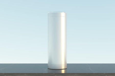 Podium Stage Showcase for Product Presentation Backgroundの写真素材