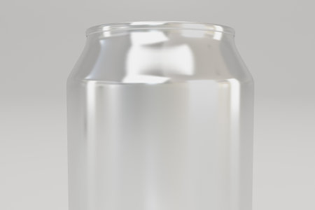 Soda Beverage Tin Can Packaging Mockupの写真素材
