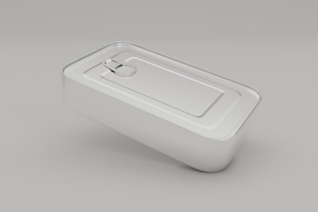 Metal Food Tin Can Packaging Mockup