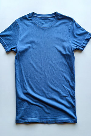 Blue T Shirt, Brand Promotional Mockupの素材