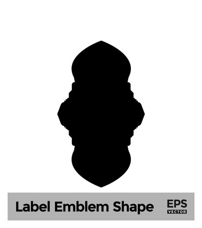Islamic Label Emblem Shape Glyph Pictogram symbol visual illustrationのイラスト素材