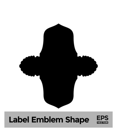 Islamic Label Emblem Shape Glyph Pictogram symbol visual illustrationのイラスト素材