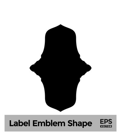 Islamic Label Emblem Shape Glyph Pictogram symbol visual illustrationのイラスト素材