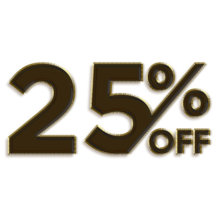 100 Percent Discount Offers Tag with Balloons Design
