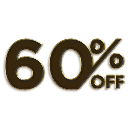 20 Percent Discount Offers Tag with Balloons Design