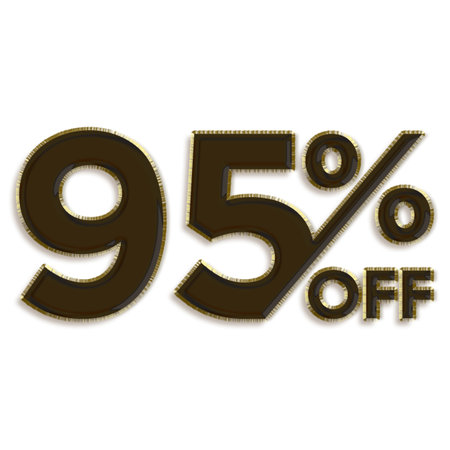 35 Percent Discount Offers Tag with Balloons Design