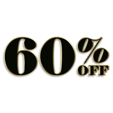 50 Percent Discount Offers Tag with Balloons Design
