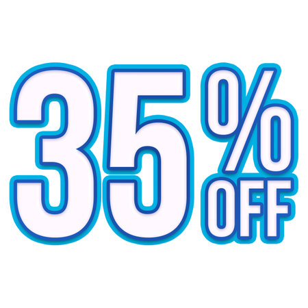 75 Percent Discount Offers Tag with Milk Design