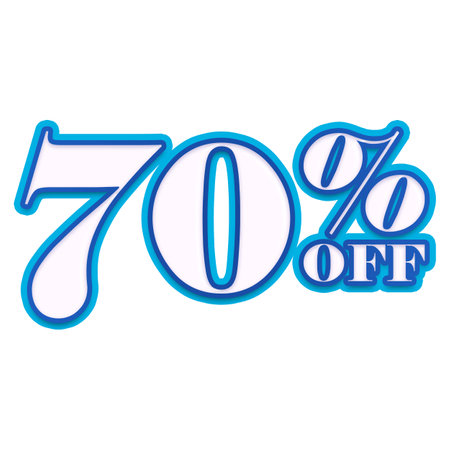 55 Percent Discount Offers Tag with Milk Design