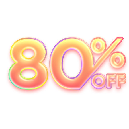 30 Percent Discount Offers Tag with Candy Color Design