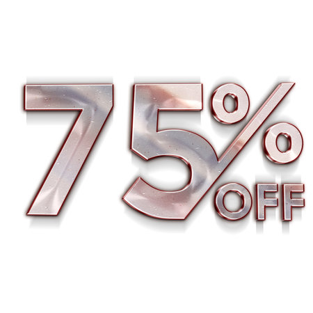 25 Percent Discount Offers Tag with  Brand Emblem Design