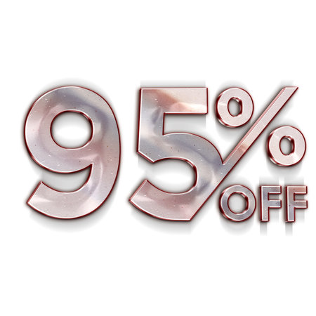 35 Percent Discount Offers Tag with Emblem Design