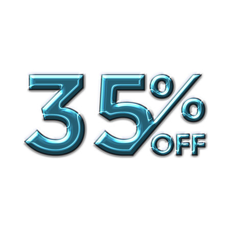 15 Percent Discount Offers Tag with  Acrylic  Design