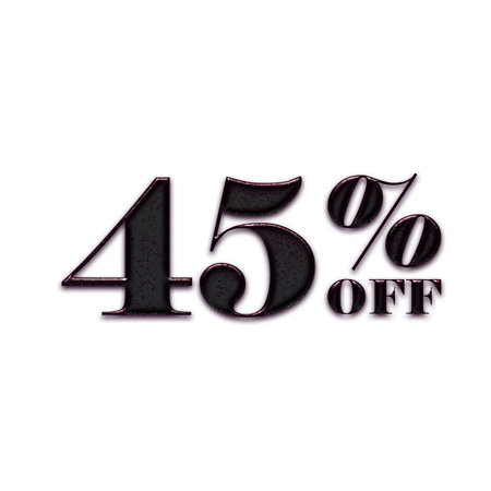 5 Percent Discount Offers Tag with Blue Glitter  Design