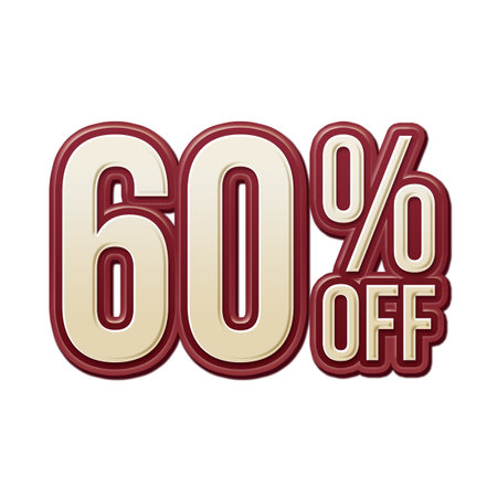 85 Percent Discount Offers Tag with Dairy chocolate Design