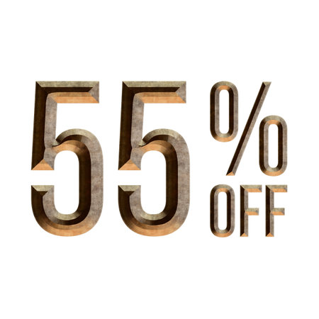 80 Percent Discount Offers Tag with Earlier Logo Mockup  Design