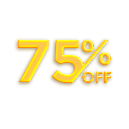 25 Percent Discount Offers Tag with Oil Design
