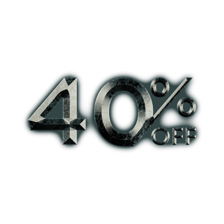 15 Percent Discount Offers Tag with Stone  Design