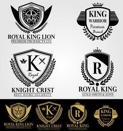 Heraldic Royal Luxury Crestのイラスト素材