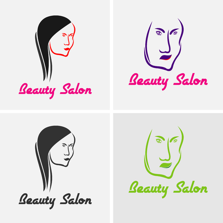 Beauty Salon Logoのイラスト素材