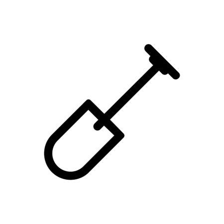 Shovel icon, design inspiration vector template for interface and any purposeのイラスト素材