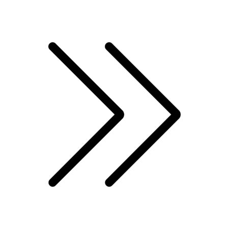 black right-arrow icon. right-arrow icon vector isolated on white background. Graphic design, material design, 2019 year best selling icons, mobile application, UI / UX design, EPS 10 format vectorのイラスト素材