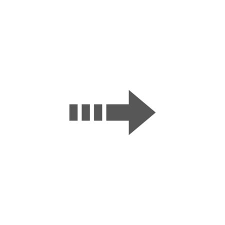 Arrow Icon in trendy flat style isolated on grey background. Arrow symbol for your web site design, logo, app, UI. Vector illustration, EPS10.のイラスト素材
