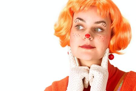 clown-girlの写真素材