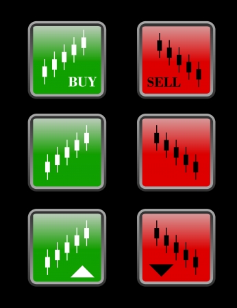 Set of vector icons for currency exchange forex theme  のイラスト素材