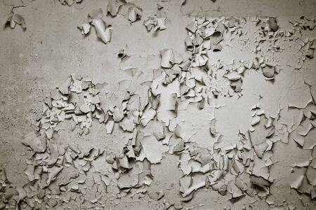 Peeling painted wall backgroundの写真素材