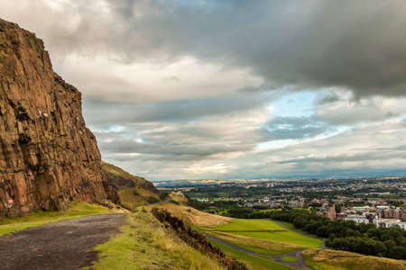 View of the city from  hills