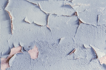 Oil Paint peeling off the wallの写真素材