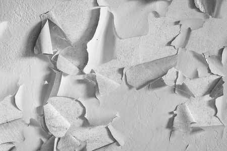 Peeling painted wall backgroundの写真素材