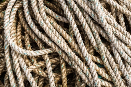 Fishing rope background