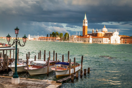 Church of San Giorgio Maggiore in Veniceのeditorial素材
