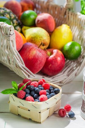 Healthy fruitsの写真素材